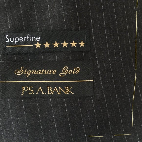 NWT $1095 JAB SIGNATURE GOLD Superfine Stripe 6 Star ⭐⭐⭐⭐⭐⭐ Suit Top Blazer Coat - Picture 1 of 9